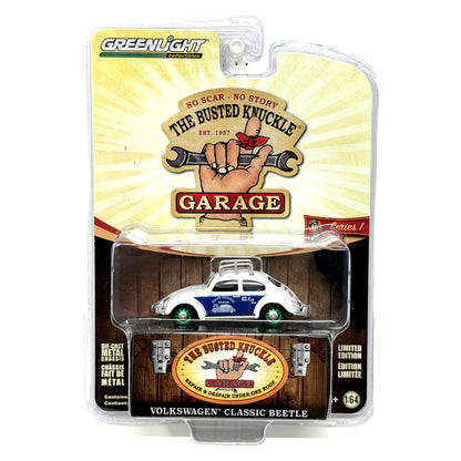 Greenlight Busted Knuckle Volkswagen Beetle CHASE 1:64 Diecast Green Machine