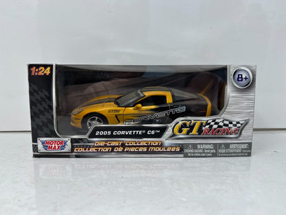 Motormax GT Racing 2005 Chevrolet Corvette C6 1:24 Diecast