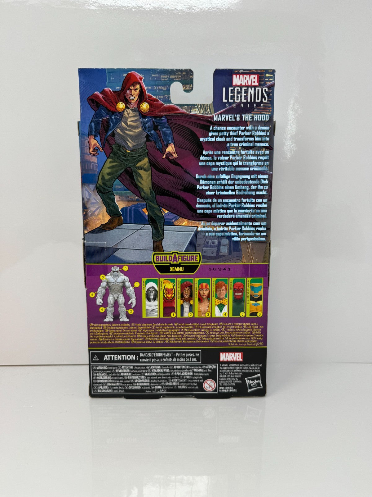 Marvel Legends Super Villains The Hood Action Figure w/ Xemnu BAF Piece