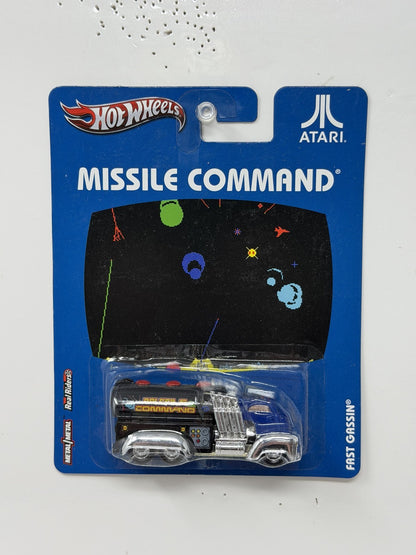 Hot Wheels Atari Missile Command Fast Gassin' 1:64 Diecast Real Riders