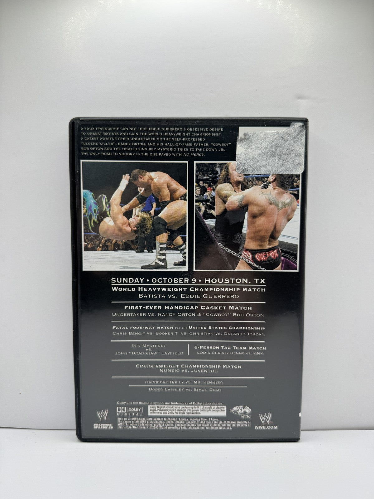 WWE No Mercy 2005 (DVD) WWE Wrestling