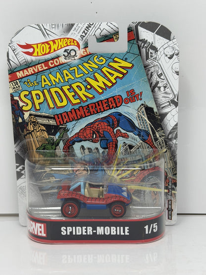 Hot Wheels Retro Entertainment Marvel Spider-Mobile 1:64 Diecast