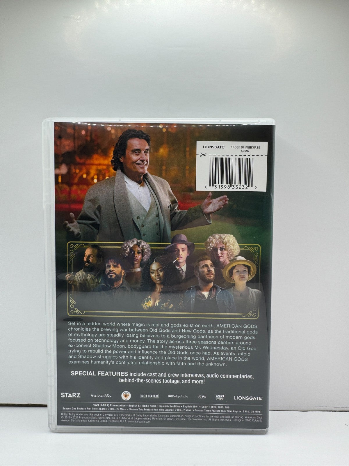 American Gods Complete Seasons 1-3 (DVD) TV Series