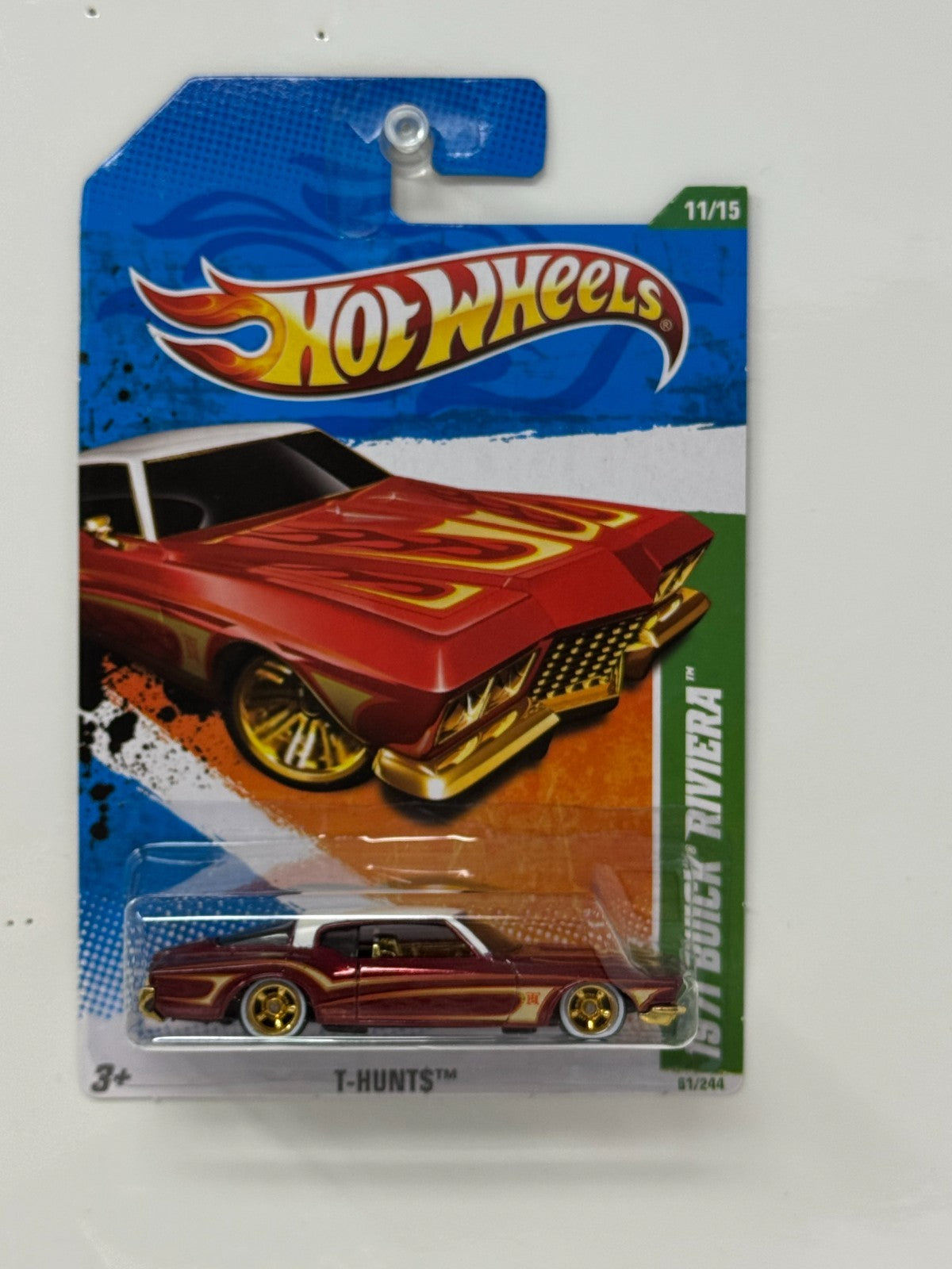 Hot Wheels Super Treasure Hunt 1971 Buick Riviera 1:64 Diecast