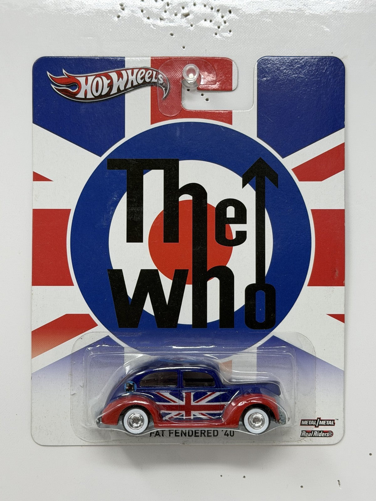 Hot Wheels The Who Fat Fendered '40 1:64 Diecast Real Riders