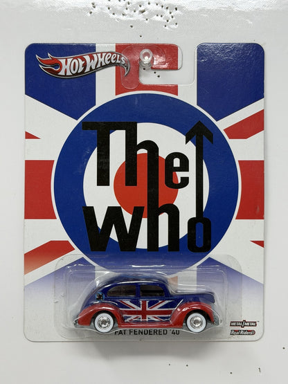 Hot Wheels The Who Fat Fendered '40 1:64 Diecast Real Riders
