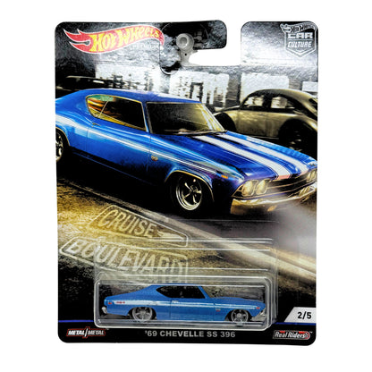 Hot Wheels Premium Cruise Boulevard 1969 Chevelle SS 396 1:64 Diecast