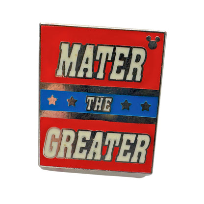 DLR Disney Mater the Greater Mater’s Junkyard Jamboree Signs Trading Pin DC1S19