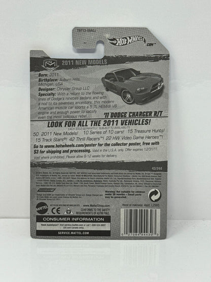 Hot Wheels 2011 New Models 2011 Dodge Charger R/T 1:64 Diecast Factory Sealed