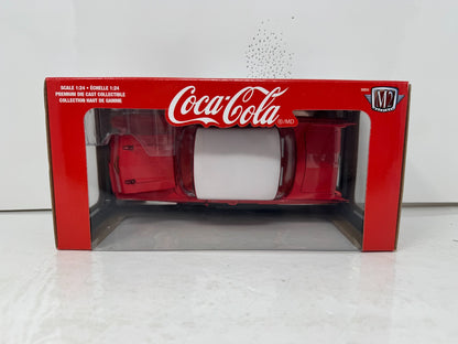 M2 Machines 1957 Chevy Bel Air Hardtop Coca-Cola CHASE 1:24 Diecast Red Rims