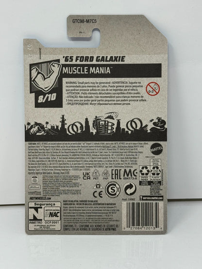 Hot Wheels Treasure Hunt Muscle Mania 1965 Ford Galaxie 1:64 Diecast