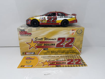 Racing Champions Nascar Scott Wimmer #22 Cat Dealers 1:24 Diecast