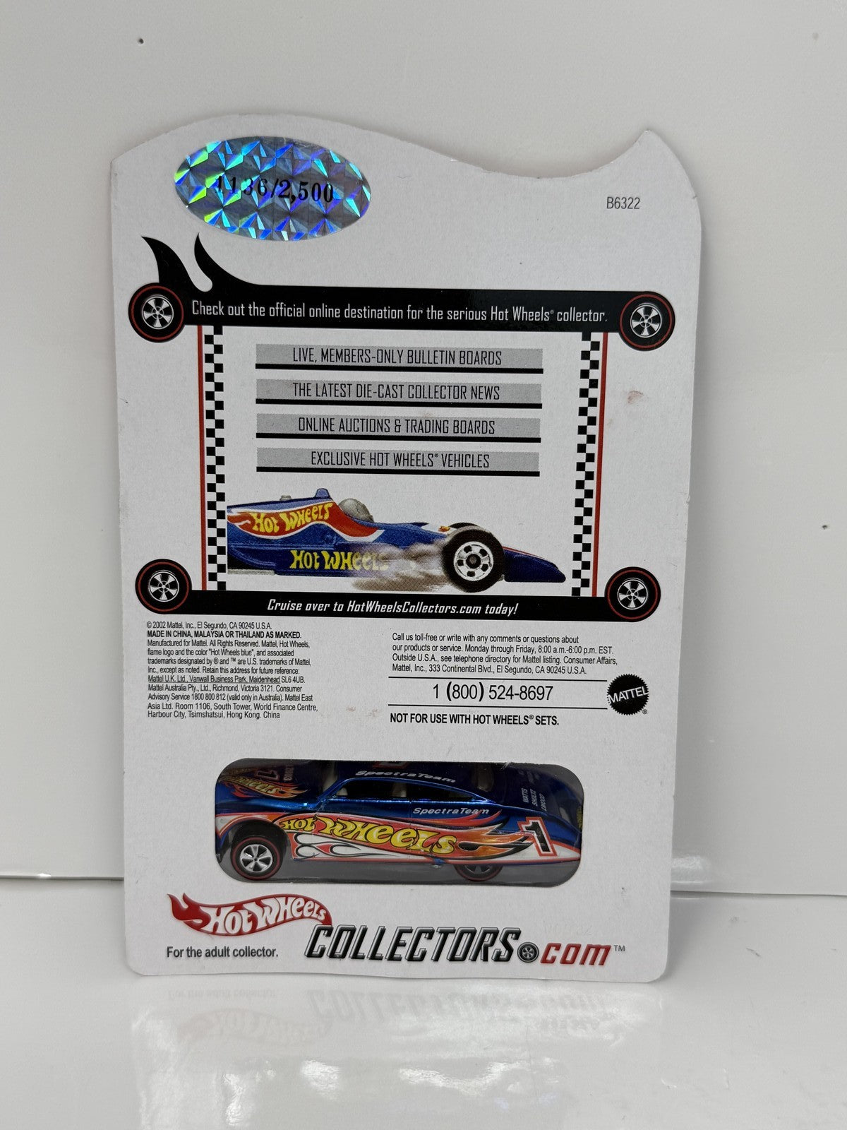 Hot Wheels Ed Watts Race Team Purple Passion 1:64 Diecast 1136/2500