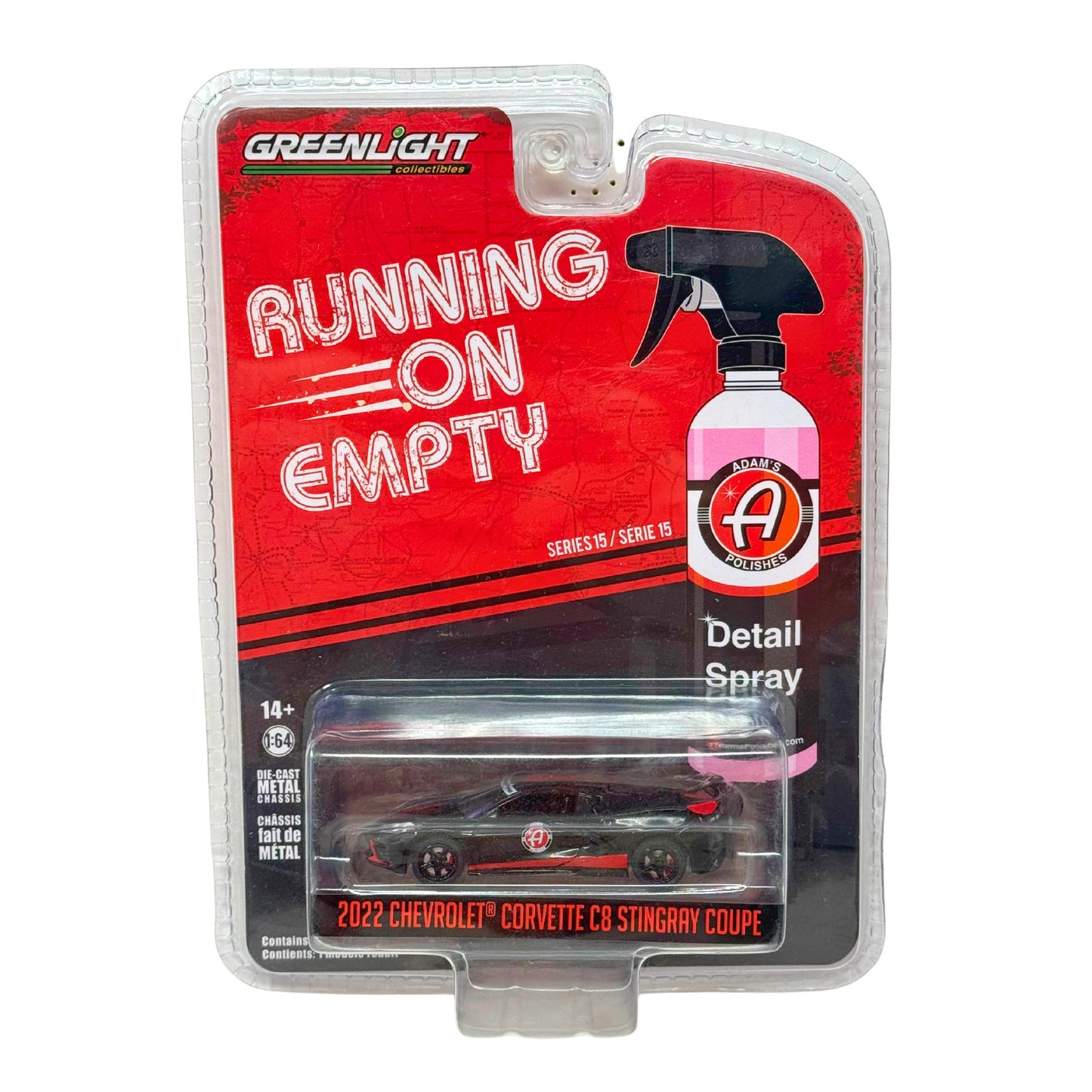 Greenlight 2022 Chevrolet Corvette C8 Stingray Running on Empty 1:64 Diecast