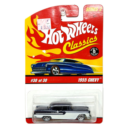 Hot Wheels Classics Series 2 1955 Chevy 1:64 Diecast Black White