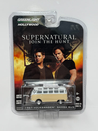 Greenlight Hollywood Supernatural 1967 Volkswagen Samba Bus 1:64 Diecast