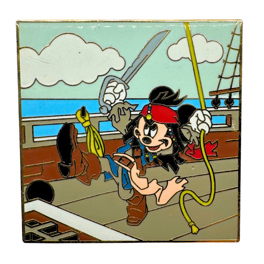 Disney Mickey Mouse Jack Sparrow Pirates of the Caribbean Trading Pin DC2S1