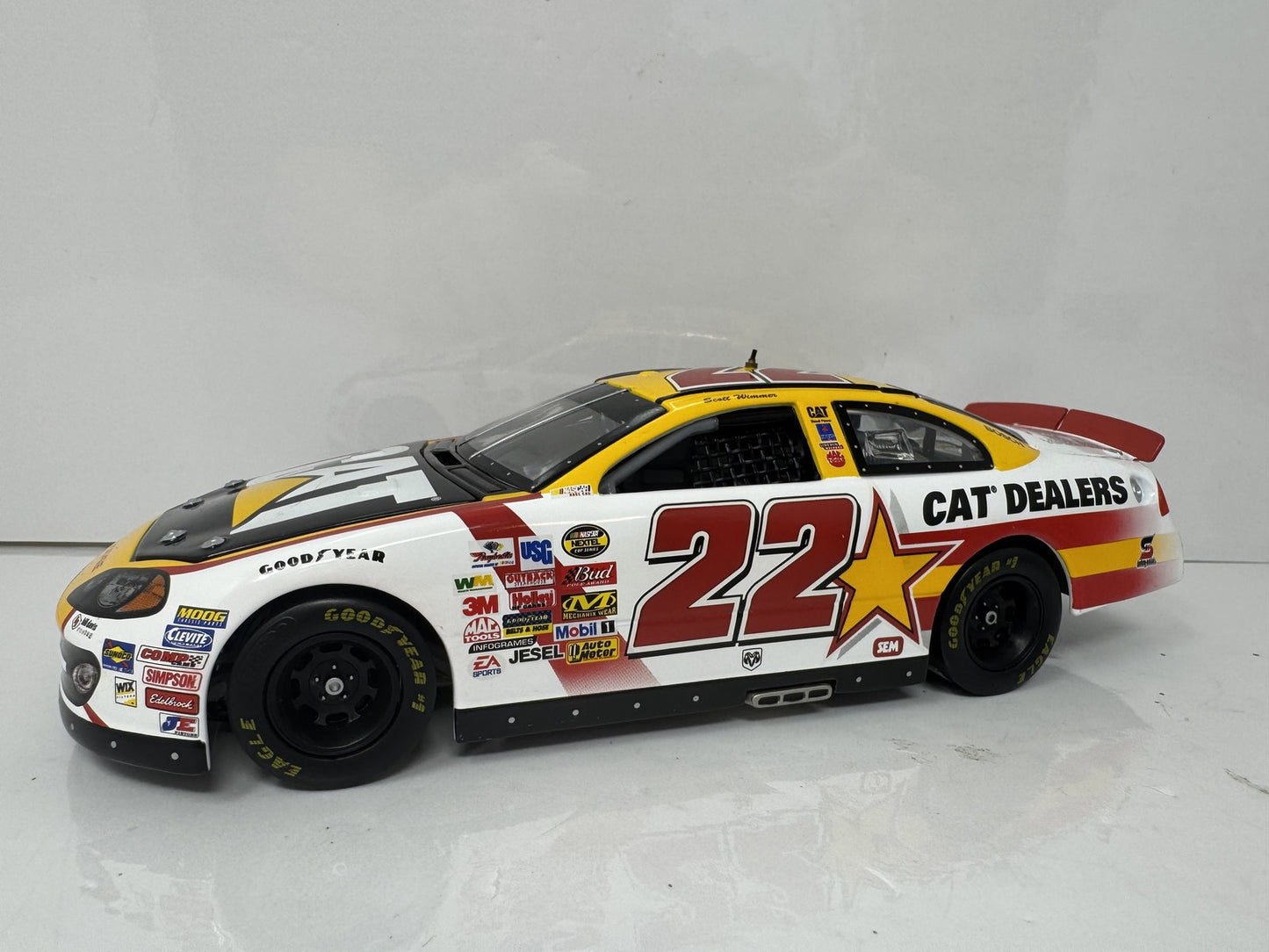 Racing Champions Nascar Scott Wimmer #22 The Cat Rental Store 1:24 Diecast