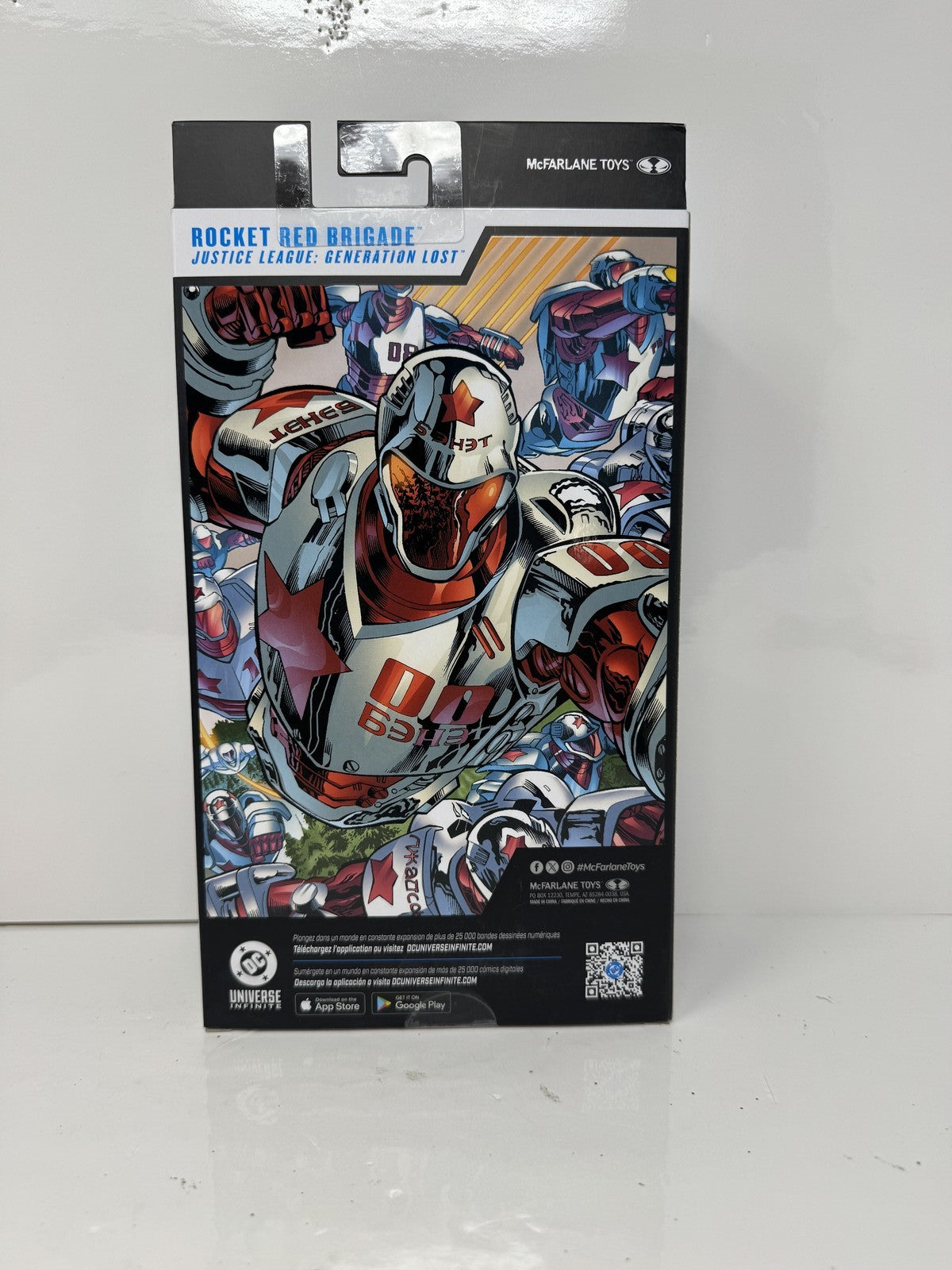 McFarlane DC Multiverse Rocket Red Brigade Justice League Platinum Figure