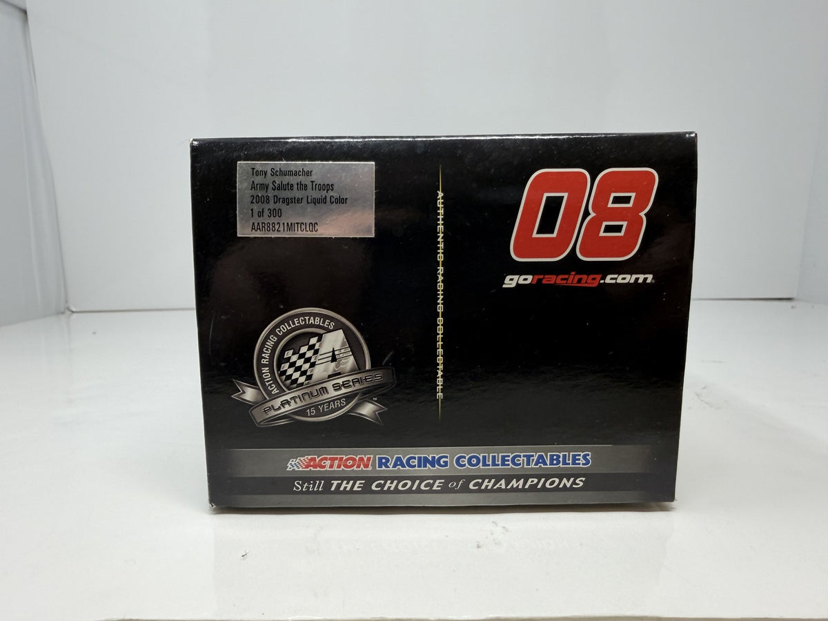 Action NHRA Tony Schumacher U.S Army Top Fuel Dragster 1:24 Diecast Liquid Color