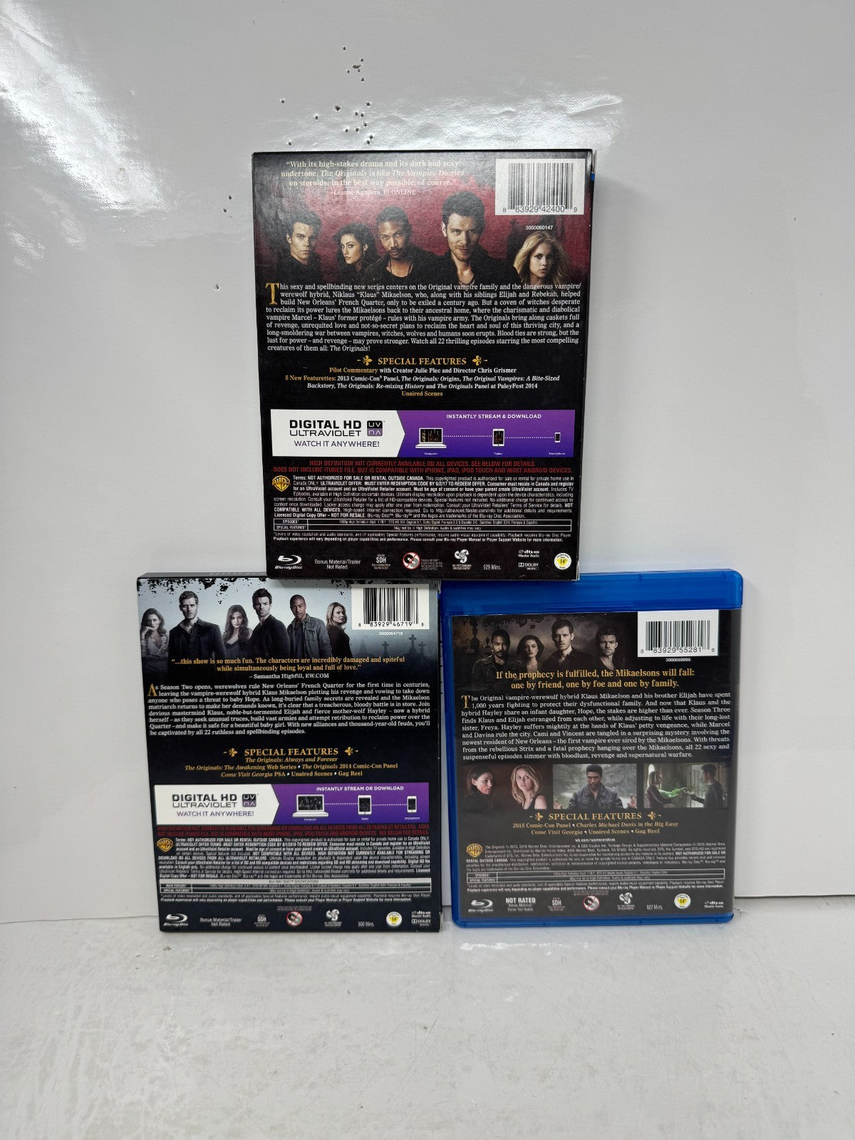 The Originals Seasons 1-3 (Blu-ray) Joseph Morgan Fantasy Drama TV Show