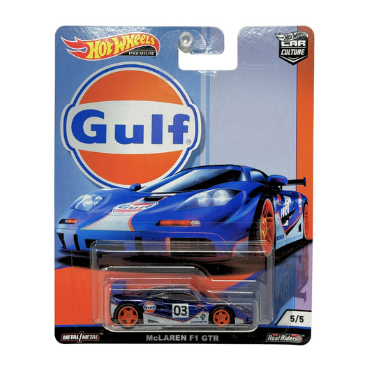 Hot Wheels Premium Gulf McLaren F1 GTR 1:64 Diecast
