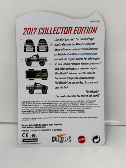 Hot Wheels 2017 Collector Edition 1987 Toyota Pickup ZAMAC Walmart 1:64 Diecast