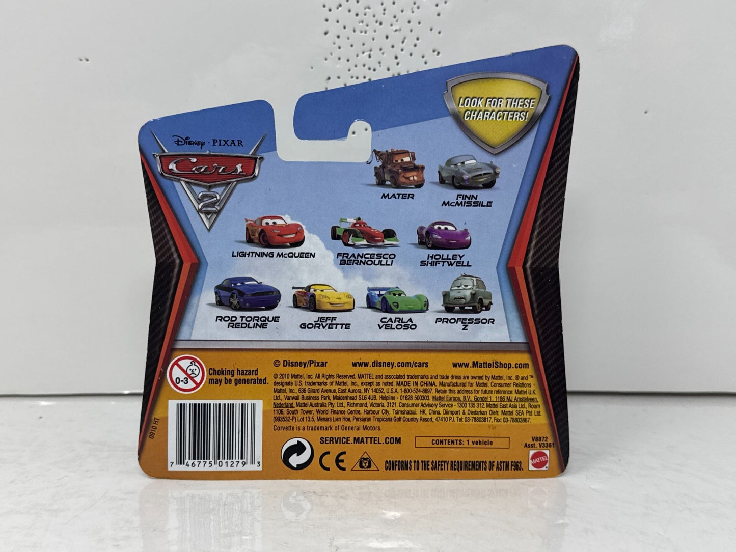 Mattel Disney Pixar Cars 2 Fillmore 1:55 Diecast