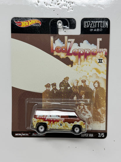Hot Wheels Premium Led Zeppelin Super Van 1:64 Diecast Real Riders