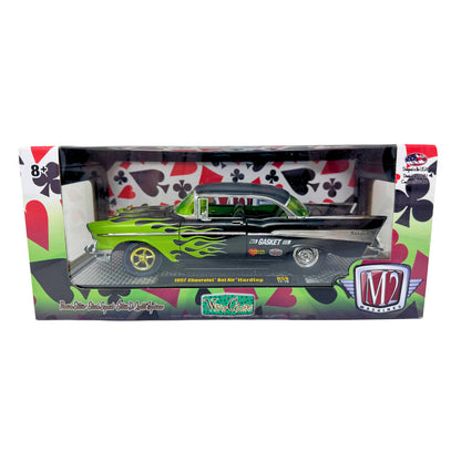 M2 Machines 1957 Chevrolet Bel Air Hardtop Wild Cards 1:24 Diecast