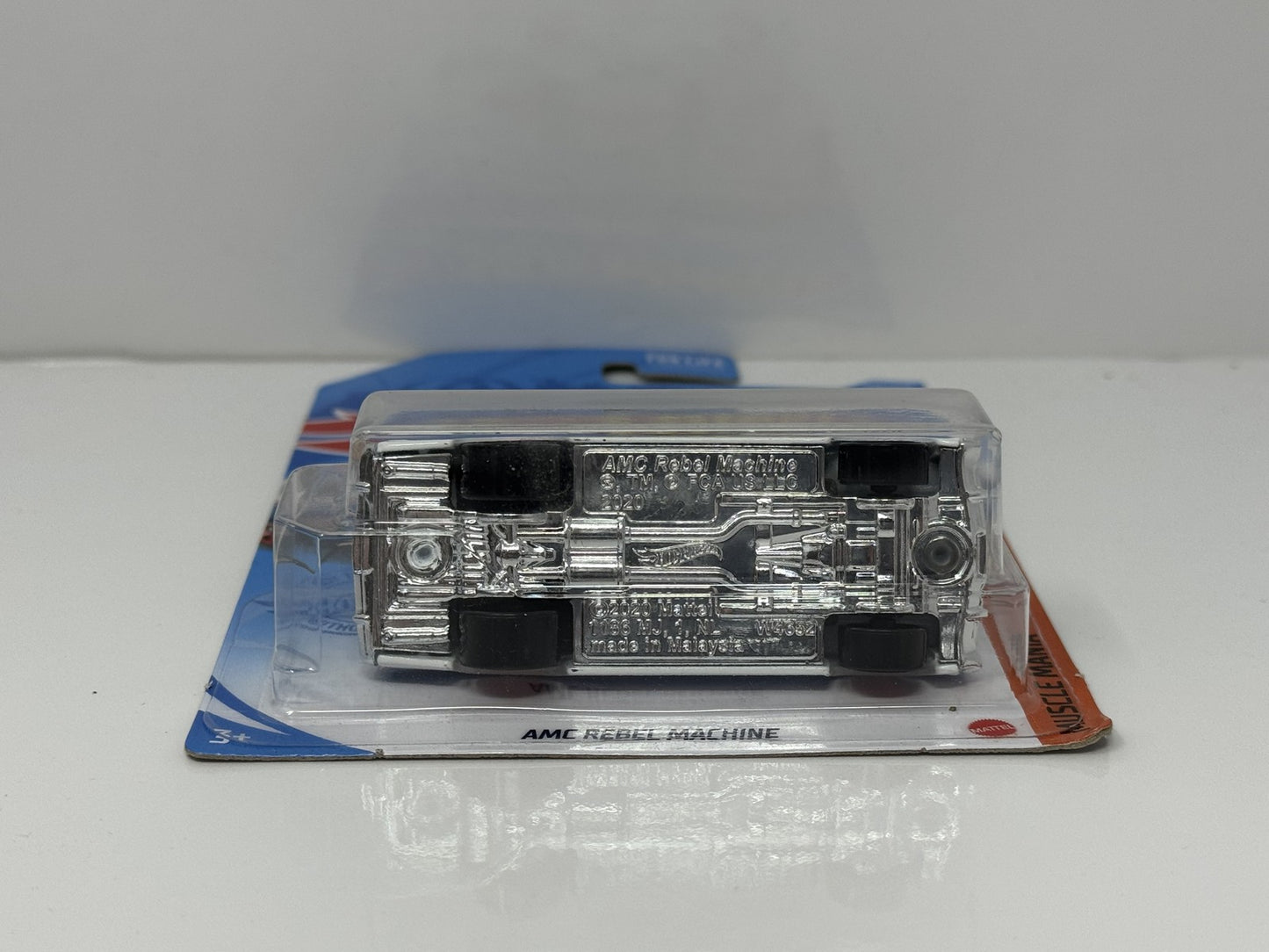 Hot Wheels Muscle Mania AMC Rebel Machine 1:64 Diecast White