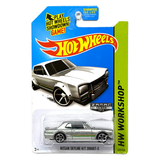Hot Wheels ZAMAC HW Workshop Nissan Skyline H/T 2000GT-X 1:64 Diecast