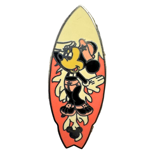 DLR Disney Minnie Mouse Surfboard Cast Lanyard Series Trading Pin DC2S2