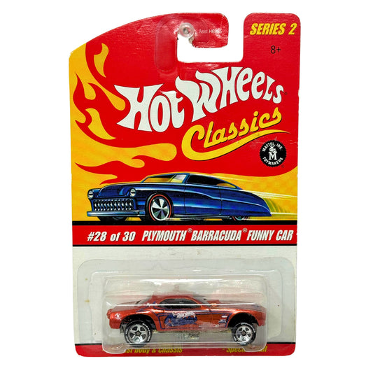 Hot Wheels Classics Plymouth Barracuda Funny Car Series 2 Muscle Car 1:64 Diecast