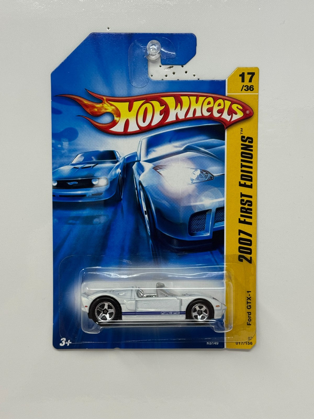 Hot Wheels 2007 First Editions Ford GTX-1 1:64 Diecast White V3