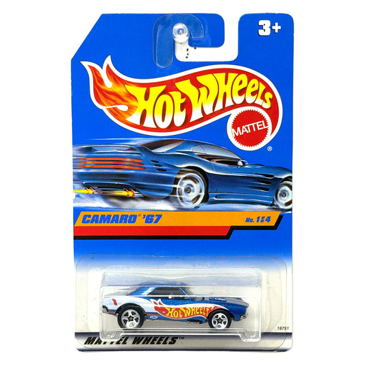 Hot Wheels Race Team Series IV 1967 Chevrolet Camaro 1:64 Diecast Blue