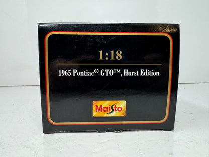 Maisto 1965 Pontiac GTO Hurst Edition Convertible Special Edition 1:18 Diecast