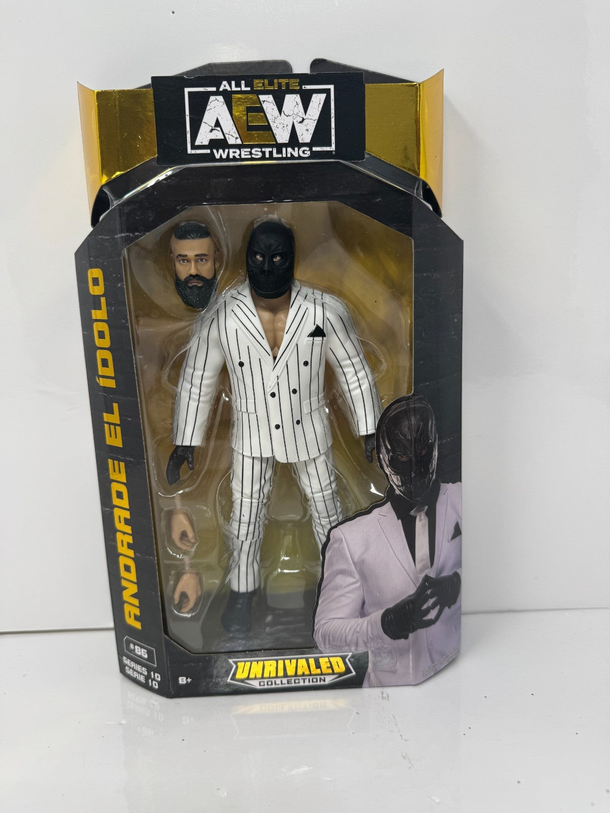 Jazwares AEW Unrivaled Series 10 Andrade El Idolo Action Figure