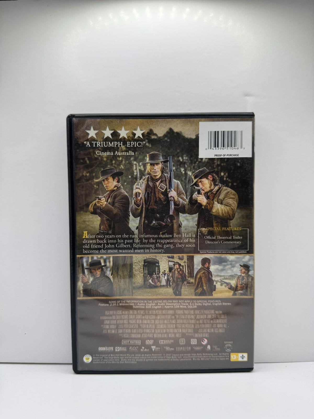 Legend of Ben Hall (DVD) Jack Martin Western
