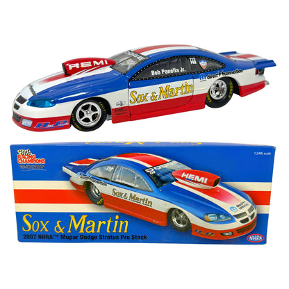 Racing Champions NHRA Sox & Martin 2007 Dodge Stratus Pro Stock 1:24 Diecast