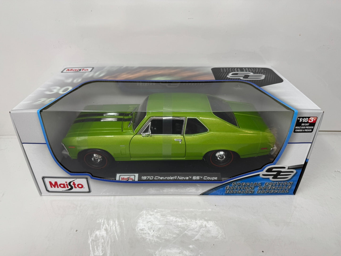 Maisto 1970 Chevrolet Nova SS Coupe Special Edition 1:18 Diecast