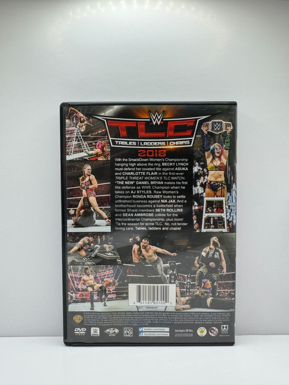 WWE: TLC Tables 2018 (DVD) WWE Wrestling