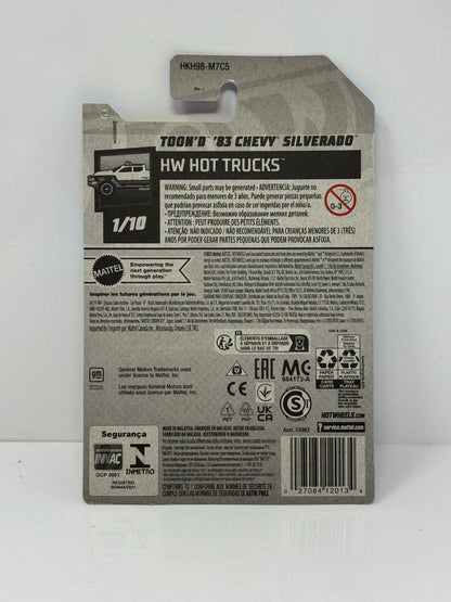 Hot Wheels HW Hot Trucks Toon'd 1983 Chevy Silverado 1:64 Diecast