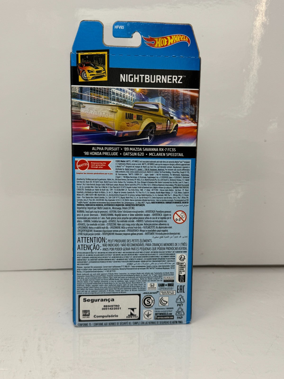 Hot Wheels Nightburnerz 5-Pack Gift Set 1:64 Diecast