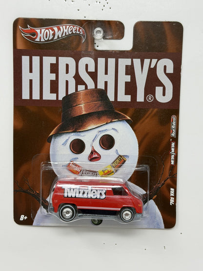 Hot Wheels Hershey's Twizzlers 1970s Van 1:64 Diecast Real Riders