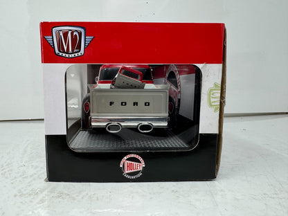 M2 Machines Holley Performance 1956 Ford F-100 1:24 & 1:64 Diecast Piggyback