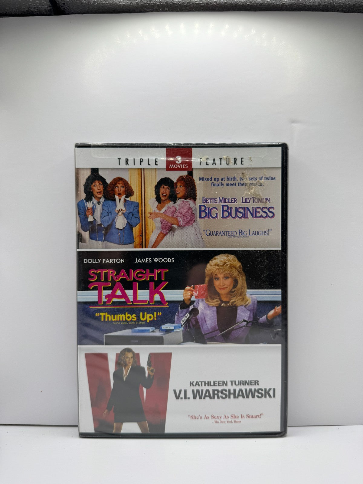 Big Business / Straight Talk / V.I. Warshawski (DVD) Movie Collection Sealed