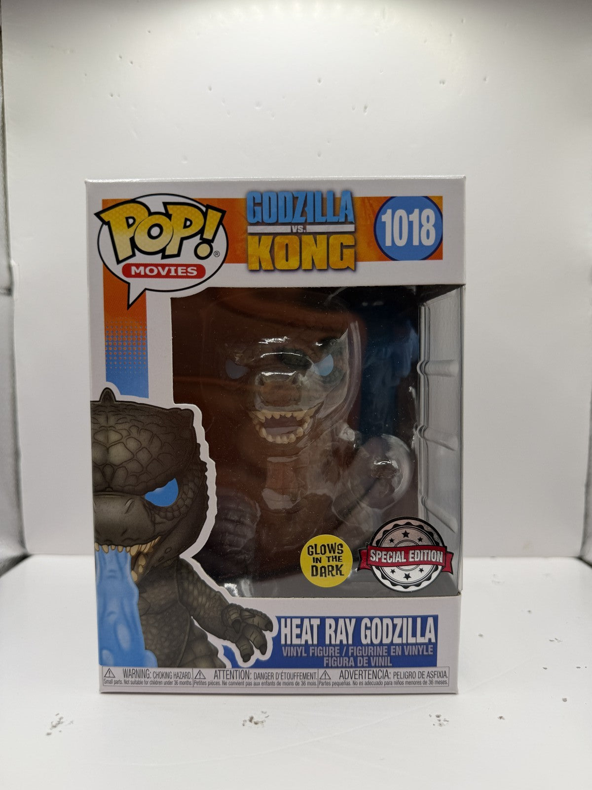 Funko Pop! Movies Godzilla vs. Kong #1018 Heat Ray Godzilla GITD Vinyl Figure