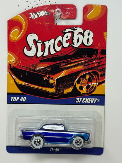 Hot Wheels Since '68 Top 40 1957 Chevy Muscle Car 1:64 Diecast