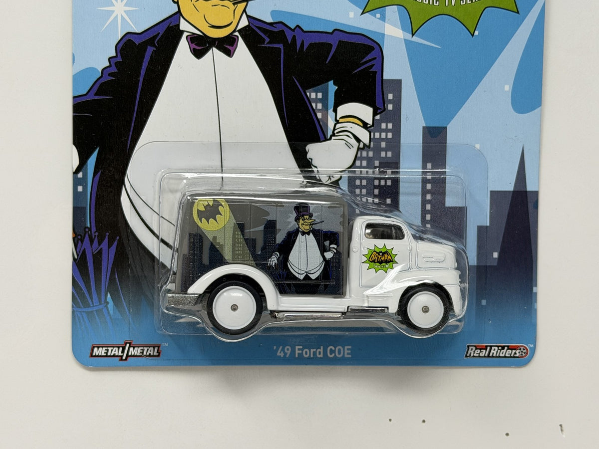 Hot Wheels Batman Classic TV Series 1949 Ford COE 1:64 Diecast Real Riders